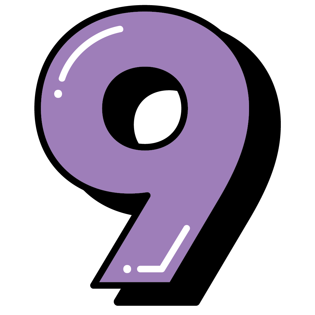nine