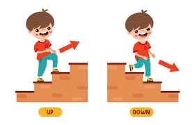 down
