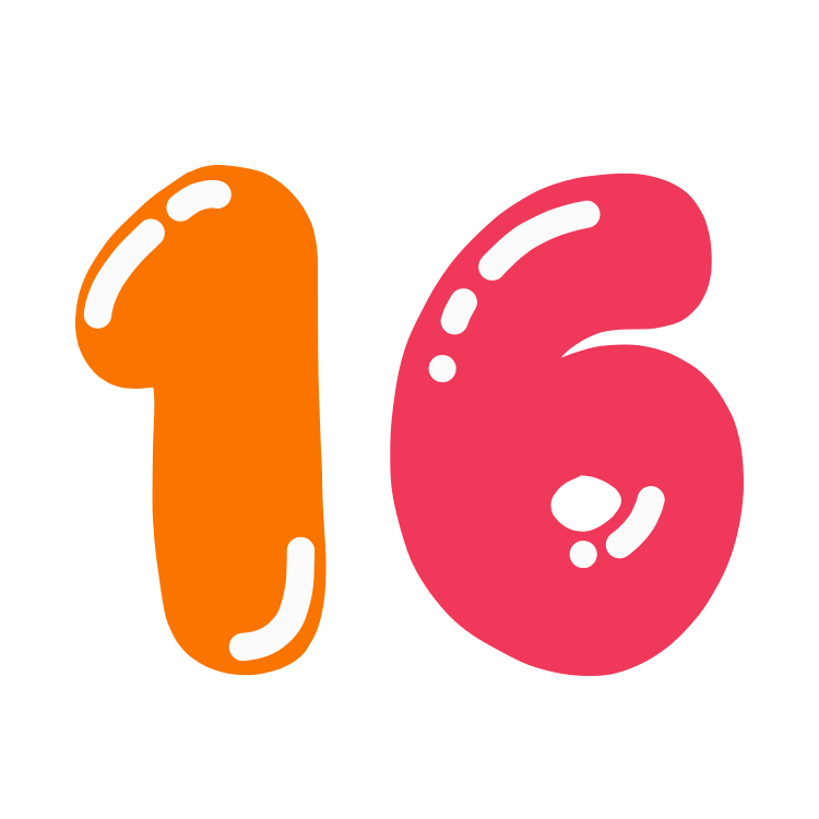 sixteen