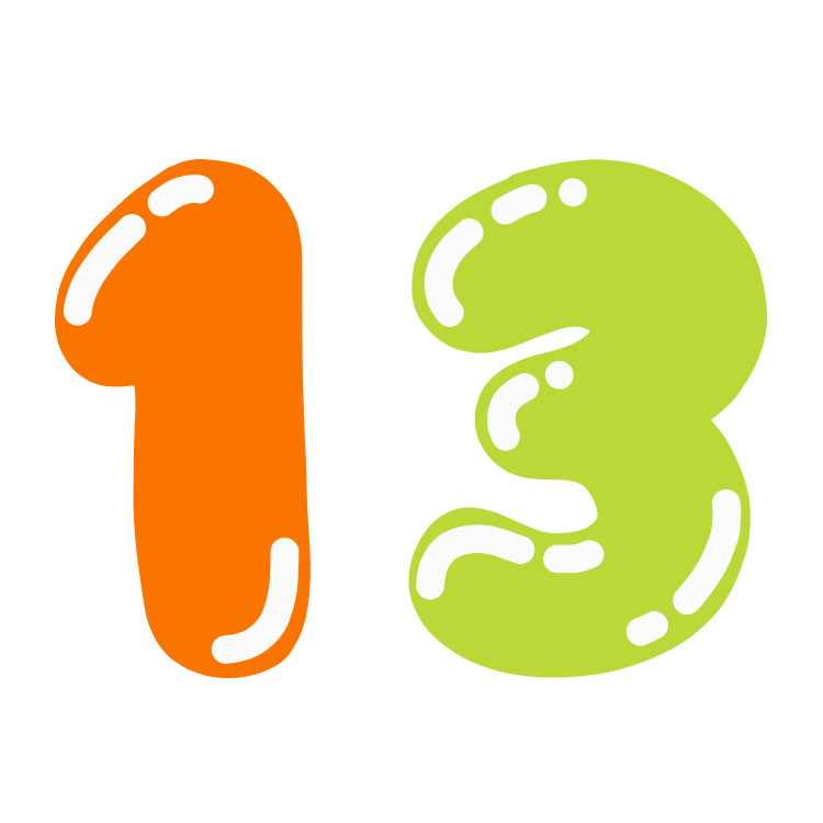 thirteen